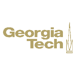 Georgia Teech logo gold
