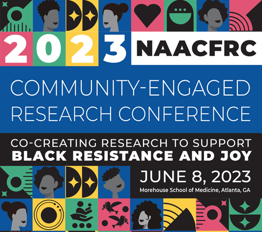 NAACFRC 2023 Community-Engaged Research Conference banner2