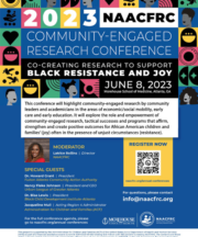 NAACFRC Community Engaged research conference