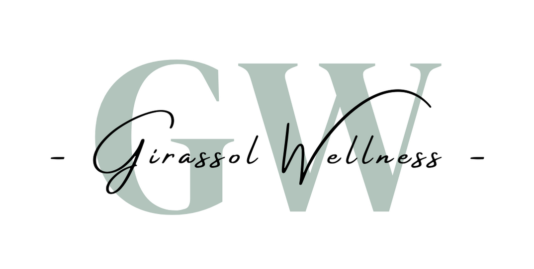 NAACFRC Community Pilot Programs Awardee Girassol Wellness logo capital G W in mint green with Girassol Wellness written in a script font in black across the GW
