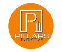 NAACFRC Community Pilot Programs Awardee Pillars Initiative Orange and white logo with pillars symbol