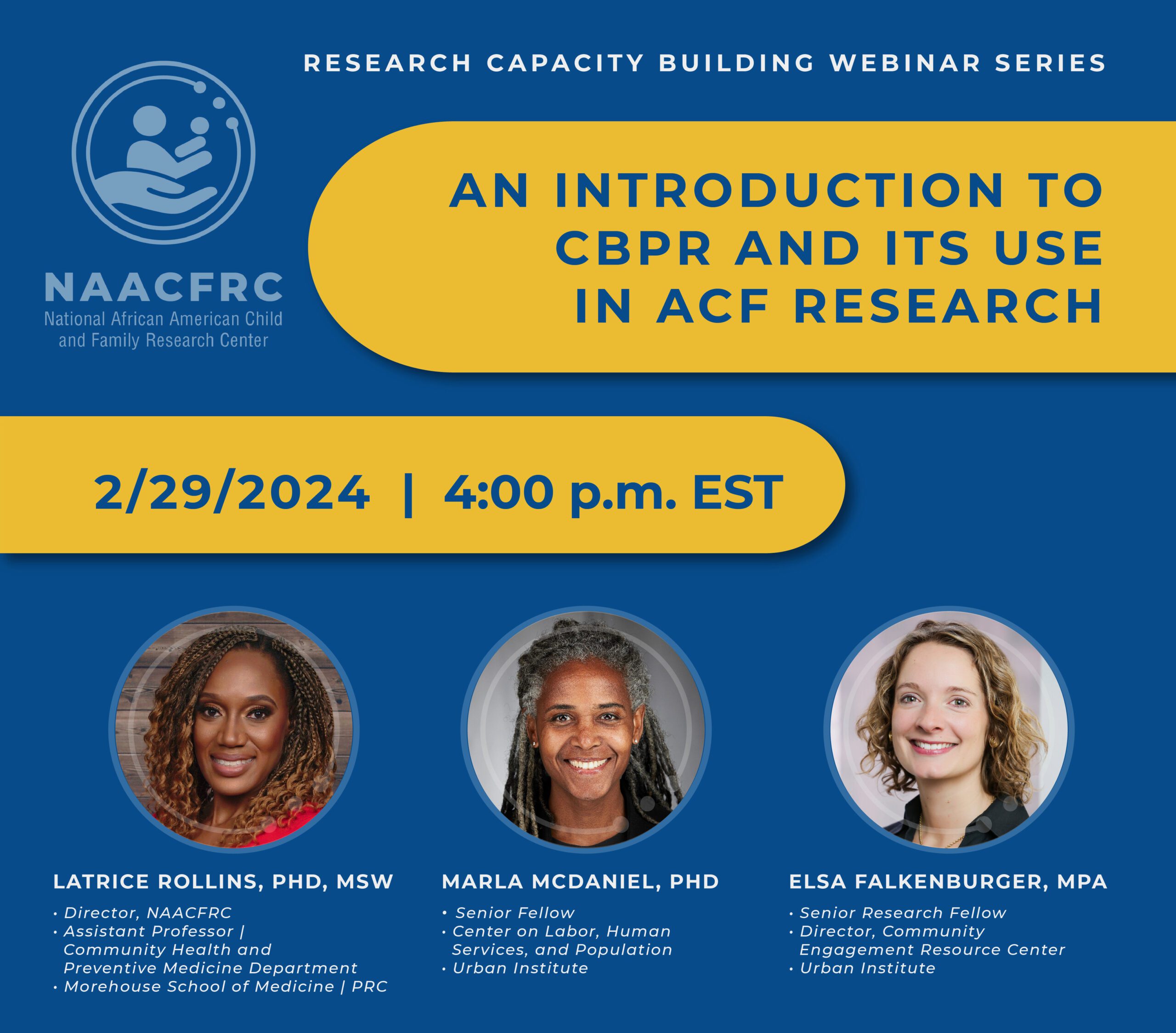 An Introduction to CBPR and its Use in ACF Research