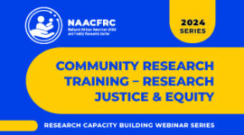 Community Research Training - Research Justice & Equity thumbnail